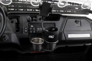 Expanding Cup and Phone Holder - Rough Country - 2-in-1, 360° Rotation